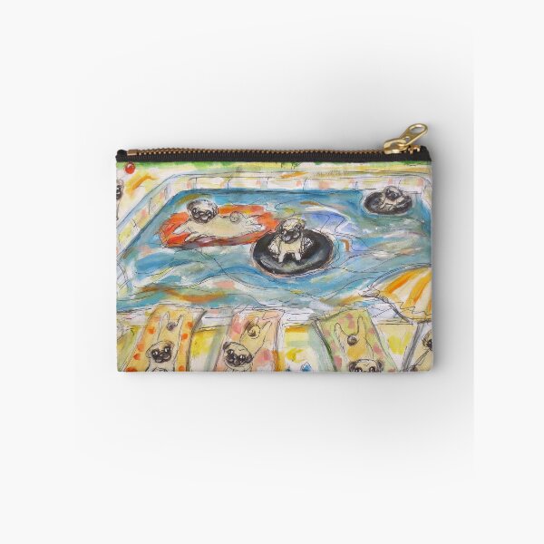 Artikelvorschau, Möpse Poolparty entworfen und verkauft von artbyangie.