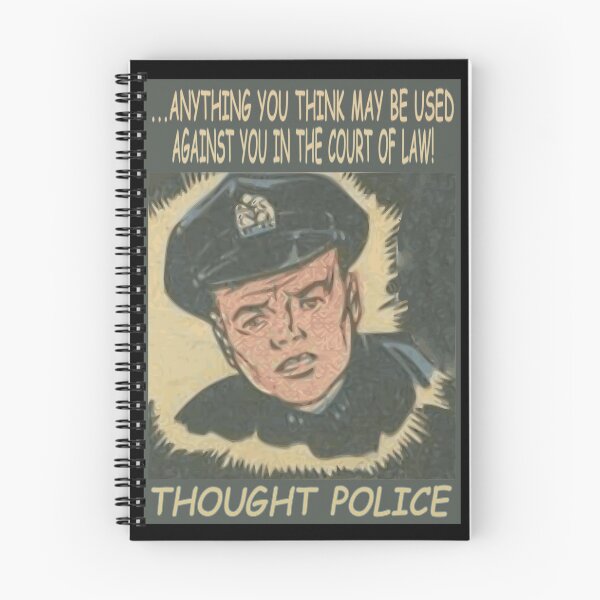 Item preview, Thought Police Quotes Meme Funny Criminal designed and sold by brooklyntowner.
