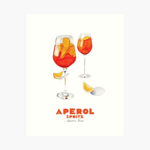 Aperol Spritz Art Print