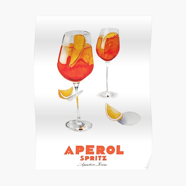 Aperol Spritz" Poster for by lisaadesign