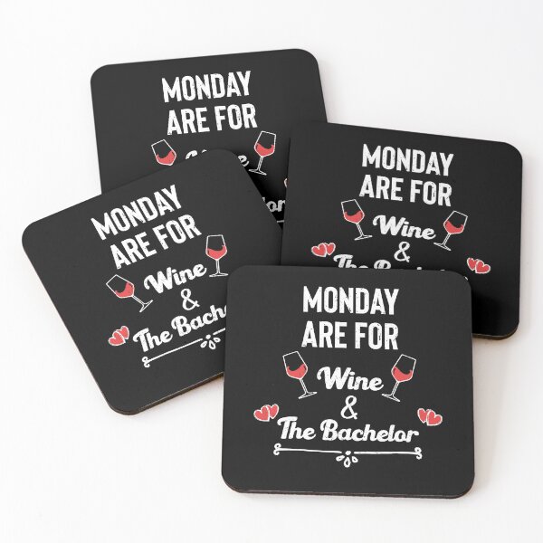 Item preview, Monday are for wine and the bachelor funny idea for gift designed and sold by YerrouDesing.