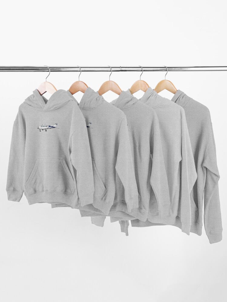 Alternate view of Beechcraft Musketeer N8792M Kids Pullover Hoodie