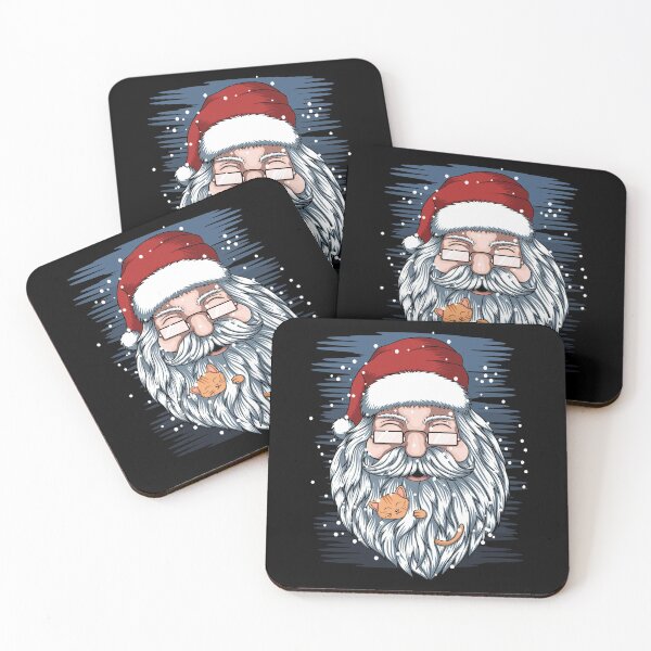 Item preview, Santa and Kittens Merry Christmas designed and sold by angelusdark.
