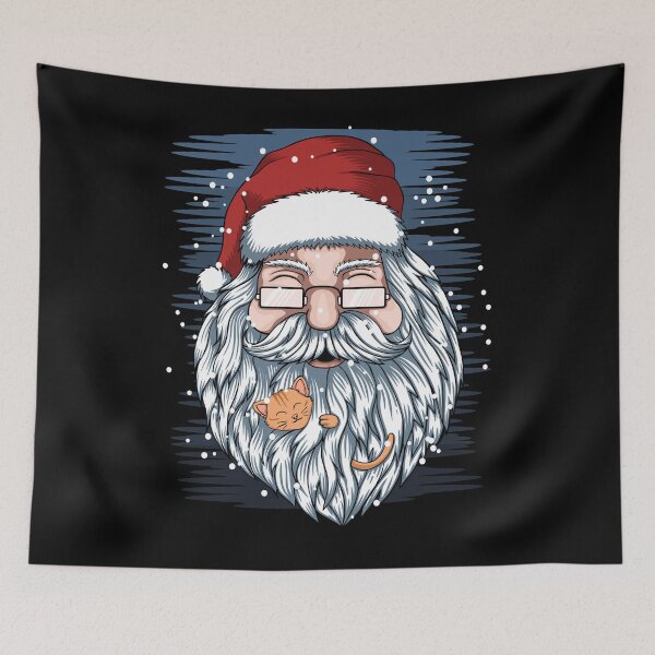 Item preview, Santa and Kittens Merry Christmas designed and sold by angelusdark.