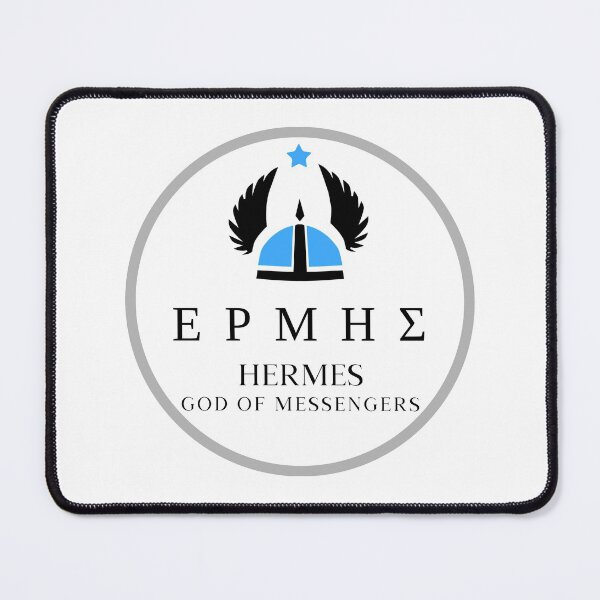 Item preview, Hermes Greek God of Messengers Winged Helmet Mythology Design designed and sold by OnyxMoonDesigns.