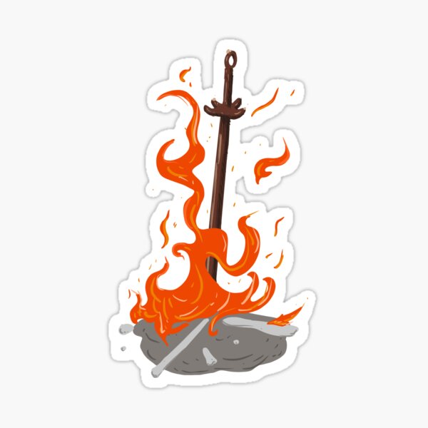 bonfire Sticker