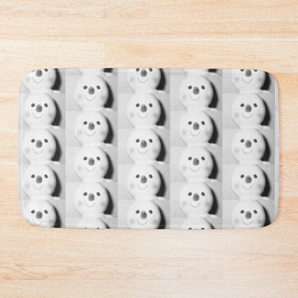Item preview, Cute Marshmallow Snowman Face Black and White designed and sold by JariHawk.