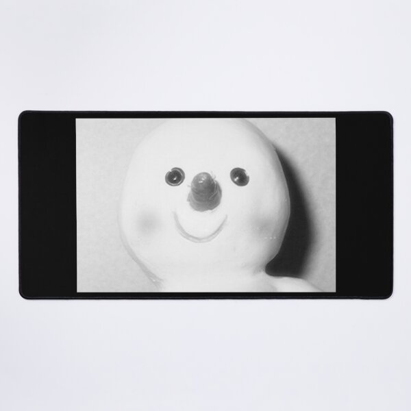 Item preview, Cute Marshmallow Snowman Face Black and White designed and sold by JariHawk.