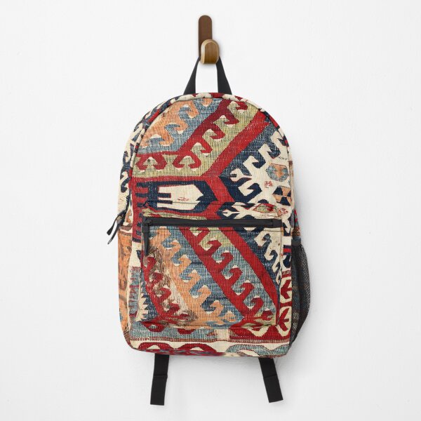 Item preview, Hotamis Antique Konya Turkish Kilim Print designed and sold by Vicky Brago-Mitchell®.