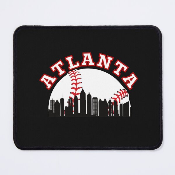 Item preview, Atlanta Baseball Shirt Atlanta Cityscape Skyline Pullover Hoodie designed and sold by Besnier-Rahel.