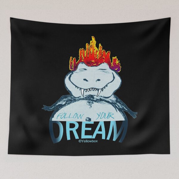 Item preview, FOLLOW YOUR DREAM - Yellowbox ink painting designed and sold by twyellowbox.