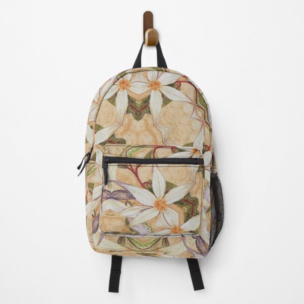 Item preview, Bags and backpacks - abstract flannel flower design designed and sold by Neonchooks.