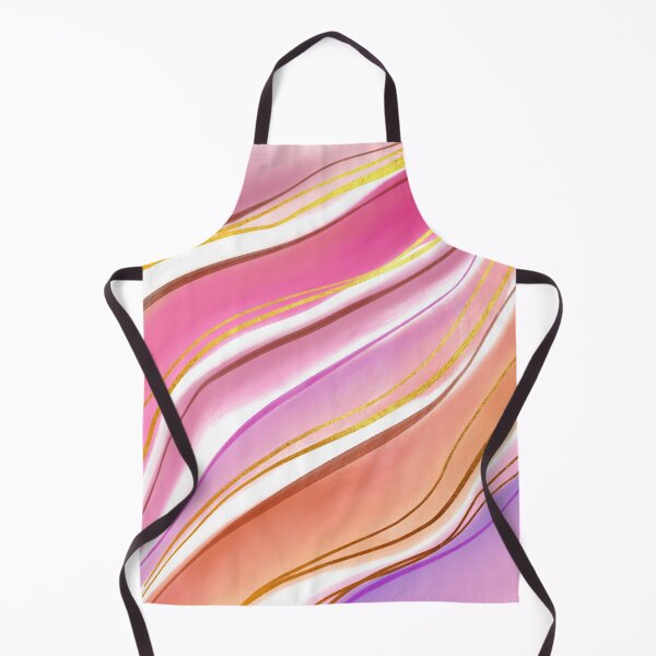 Item preview, Flowy Pink Marble Effect with Gold Tint designed and sold by ojasha.