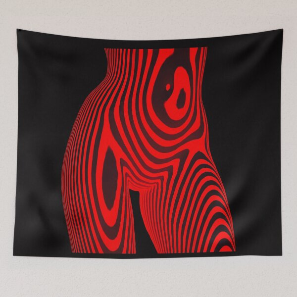 Item preview, Red Trippy optical illusion- optical illusion  designed and sold by Designs Of all kinds.
