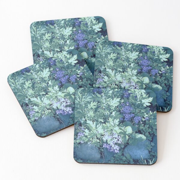 Item preview, Pretty Green and Blue Rock Garden designed and sold by JariHawk.
