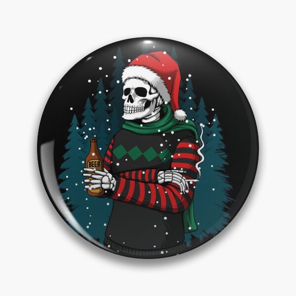Item preview, Merry Christmas Winter Skull designed and sold by angelusdark.