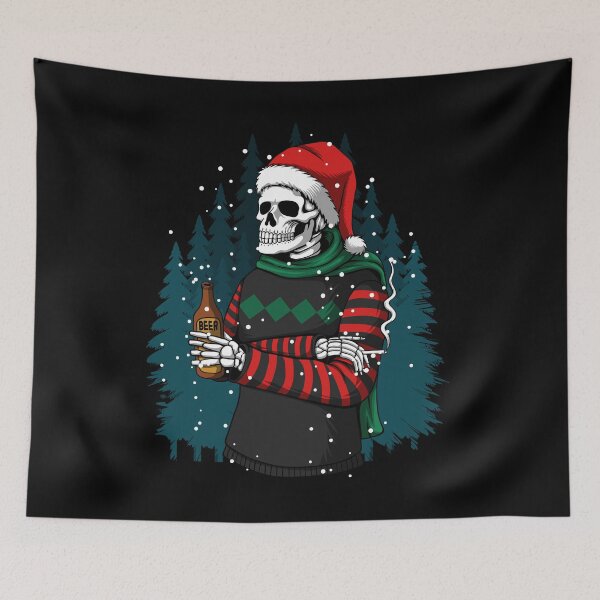 Item preview, Merry Christmas Winter Skull designed and sold by angelusdark.