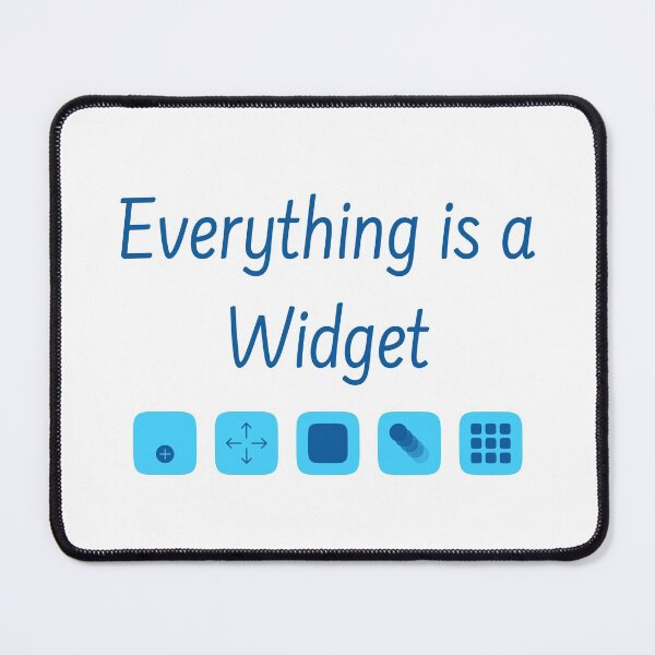 Item preview, Everything is a Widget - Flutter designed and sold by Mechashadow.