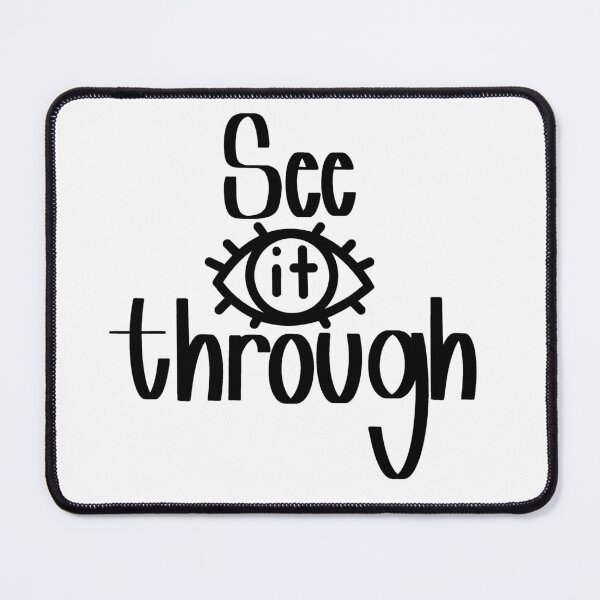 Item preview, See It THROUGH - Black designed and sold by bythebrink.