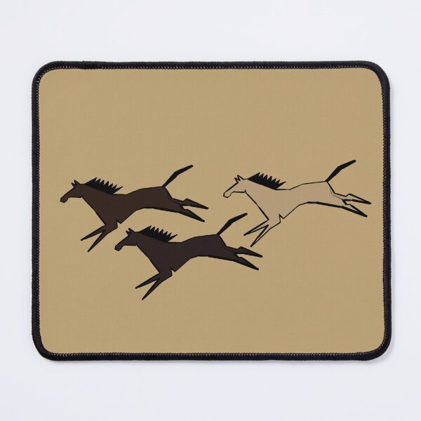 Item preview, Ledger Running Horses designed and sold by Willowlute.