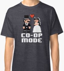 Co-op Mode - Newly Wed Gamer Couple Classic T-Shirt