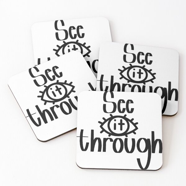 Item preview, See It THROUGH - Black designed and sold by bythebrink.