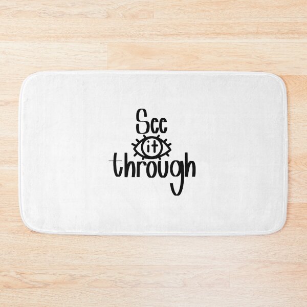 Item preview, See It THROUGH - Black designed and sold by bythebrink.
