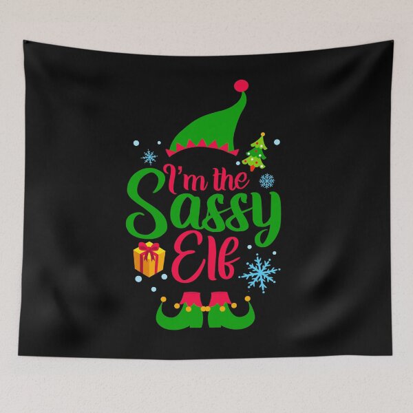 Item preview, Im The Sassy Elf Matching Family Group Christmas Party Pajamas | Colorful designed and sold by Mixture-DESIGN.
