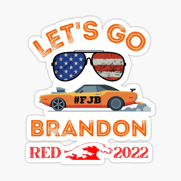 Lets Go Brandon Vinyl Decal, Lets Go Brandon Sticker, Lets Go