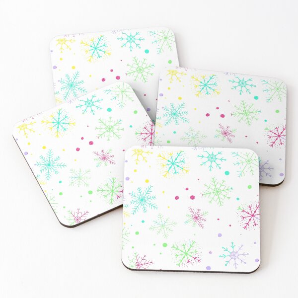 Item preview, Colorful winter snowflakes  designed and sold by KRJ Design.