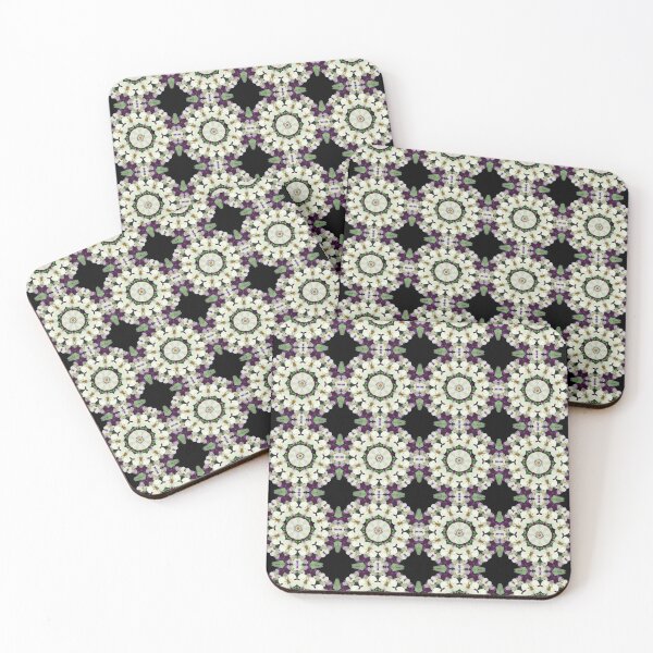 Item preview, Purple and white flowers pattern designed and sold by darshants.