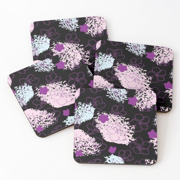Item preview, African violet flowers pattern designed and sold by darshants.