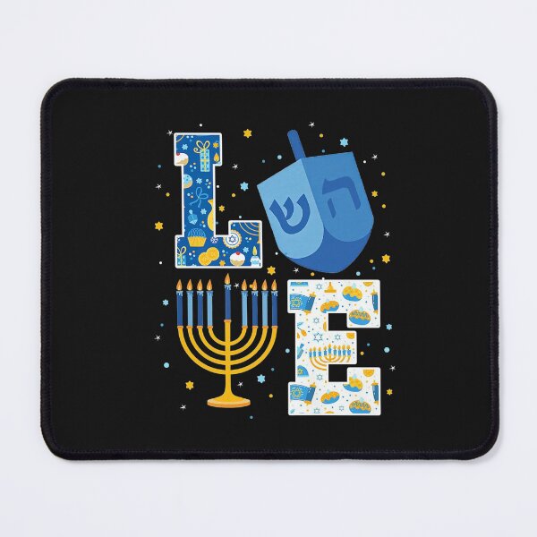 Artikelvorschau, LOVE Cute Hanukkah Decorations Dreidel Menorah Chanukah Premium T-Shirt entworfen und verkauft von Besnier-Rahel.