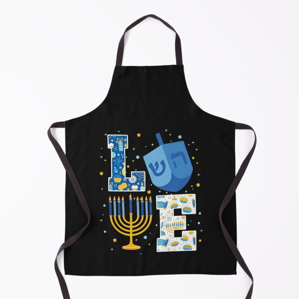 Artikelvorschau, LOVE Cute Hanukkah Decorations Dreidel Menorah Chanukah Premium T-Shirt entworfen und verkauft von Besnier-Rahel.