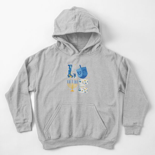 Item preview, LOVE Cute Hanukkah Decorations Dreidel Menorah Chanukah Premium T-Shirt designed and sold by Besnier-Rahel.