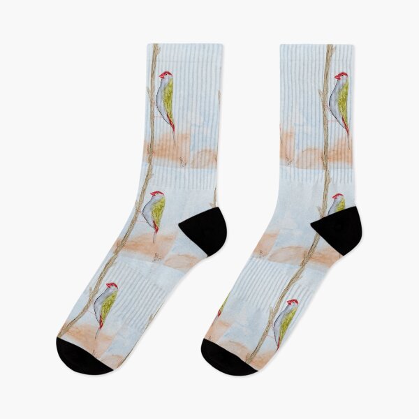 Item preview, Red Brow Finch designed and sold by DaisyMaeInkArt.