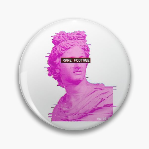 Item preview, "Rare Footage" VCR Glitch Vaporwave Ancient Greek Roman Art Aesthetic designed and sold by grphitee.