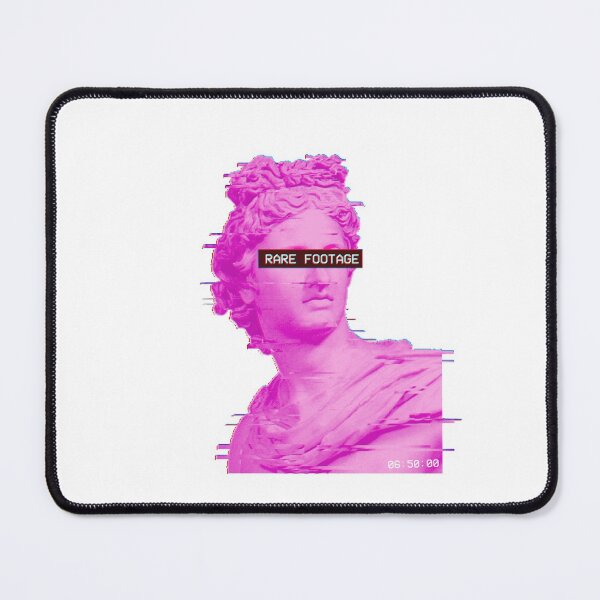 Item preview, "Rare Footage" VCR Glitch Vaporwave Ancient Greek Roman Art Aesthetic designed and sold by grphitee.