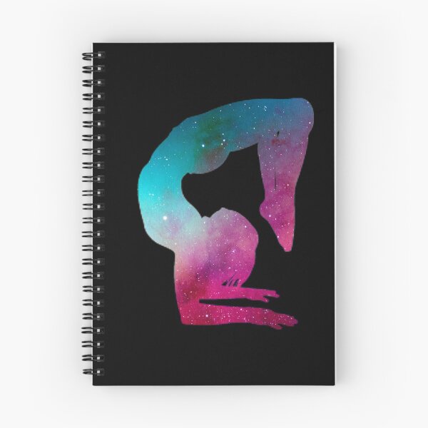 Item preview, Multicolor Galaxy Space Gymnastics Handstand Yoga Pose Sport designed and sold by Merchking1.