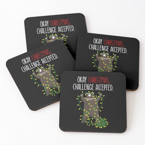 Item preview, Okay Christmas, Challenge Accepted. Funny Christmas  designed and sold by Cedarrue.