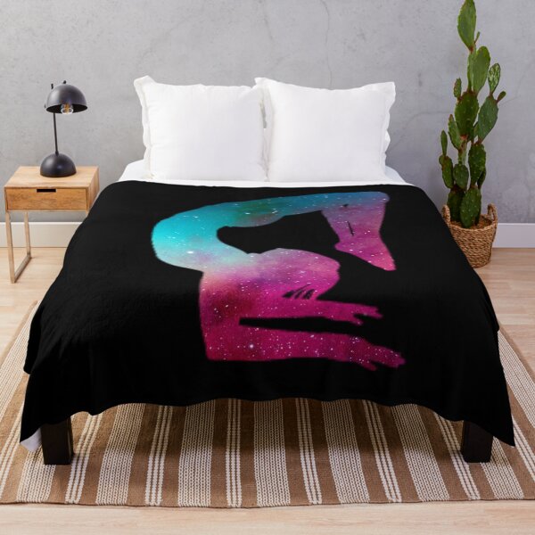 Item preview, Multicolor Galaxy Space Gymnastics Handstand Yoga Pose Sport designed and sold by Merchking1.
