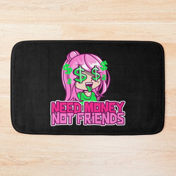 Item preview, Need Money Not Friends Anime Girl designed and sold by BoozieHumor.