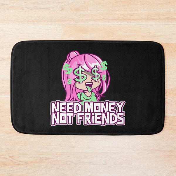 Item preview, Need Money Not Friends Anime Girl designed and sold by BoozieHumor.
