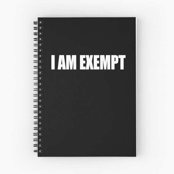 Item preview, I Am Exempt designed and sold by Innovajena.