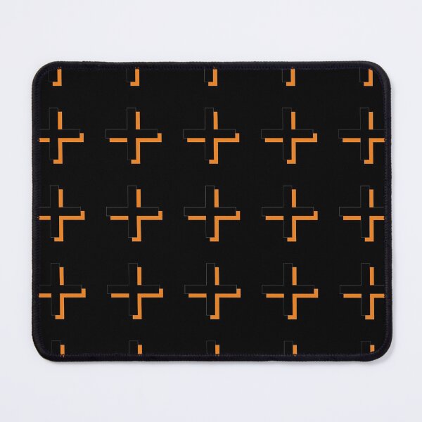 Item preview, Simple cross-shaped pattern. A simple monotone mood. Modern pattern. Black & Orange black version. designed and sold by yoonjolab.