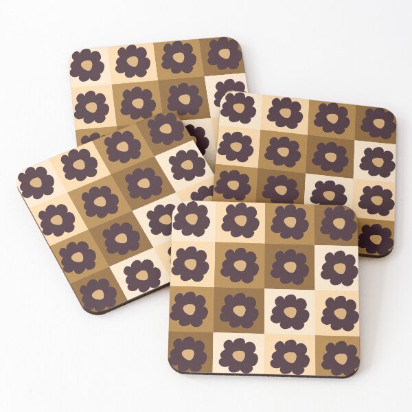 Item preview, Brown flower pattern designed and sold by darshants.