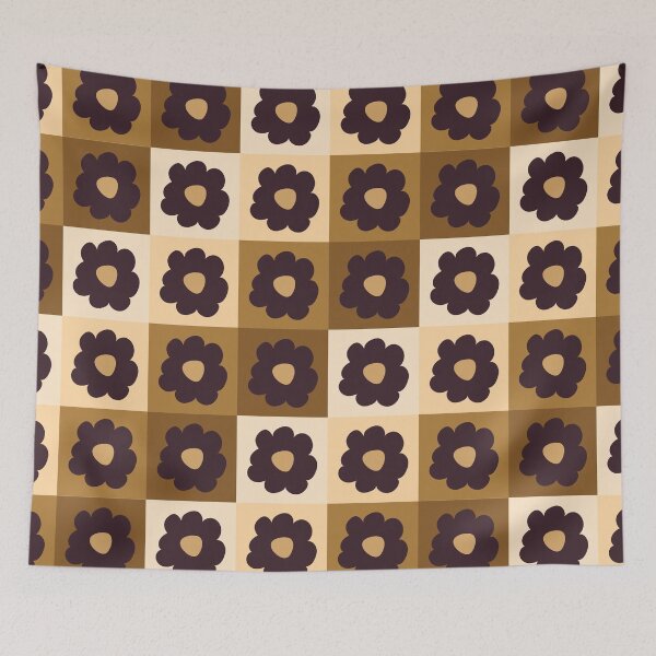 Item preview, Brown flower pattern designed and sold by darshants.