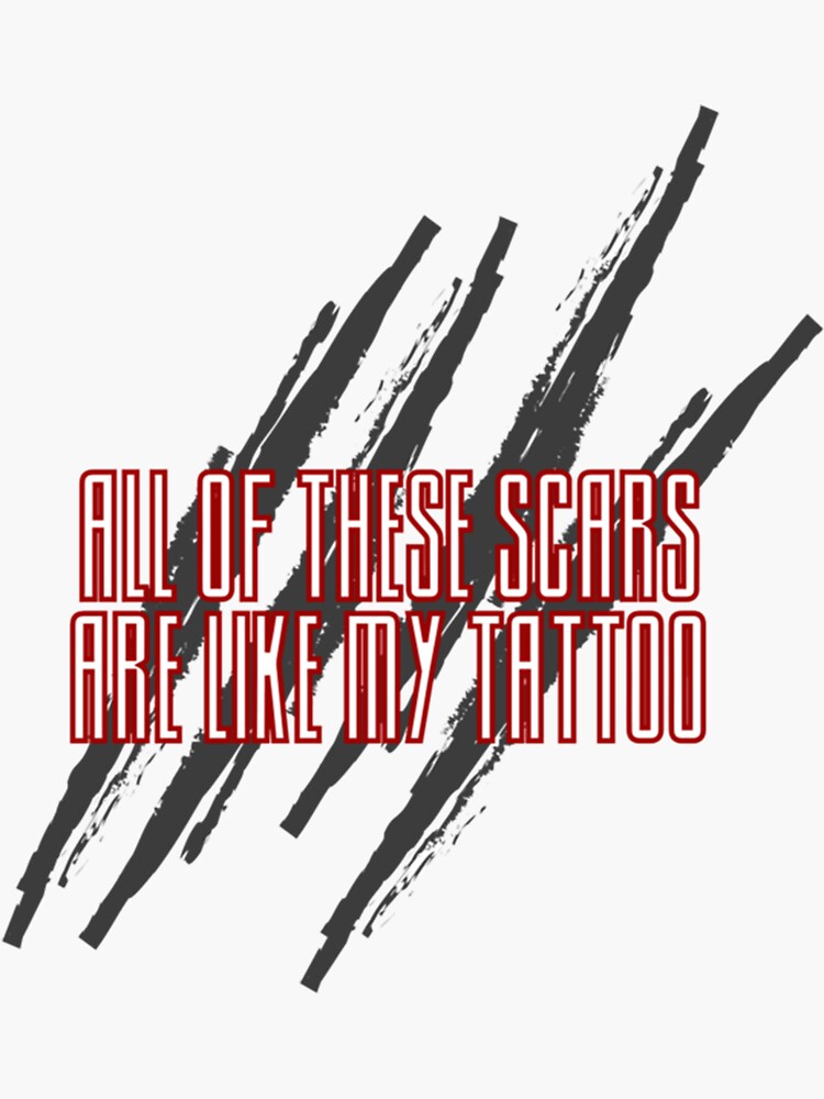 "Stray Kids Scars Lyrics English " Sticker for Sale by PistolBoutique