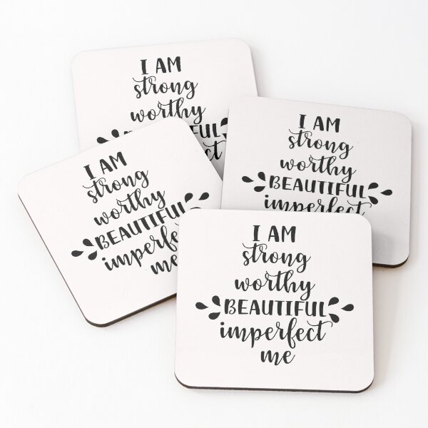 Item preview, Copie de I Am Strong, Worthy, Beautiful, Imperfect, Me designed and sold by beefrancky.