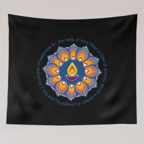 Item preview, Happy Diwali with a traditional Diwali wish designed and sold by Sigurornerosars.